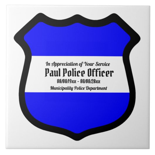 St. Michael's Shield (Stil 2) Fliese (Vorderseite)