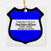 St. Michael's Shield (Stil 2) Square Keramikornament (Vorderseite)