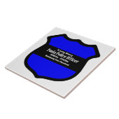 St. Michael's Shield (Stil 3) Fliese (Seite)