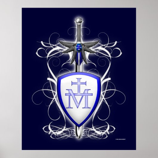 St. Michael's Sword Poster (Vorne)