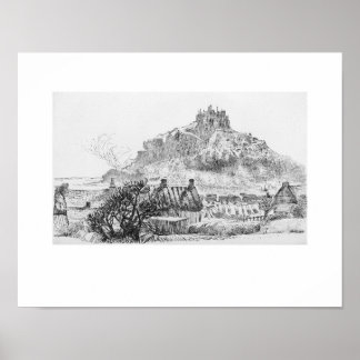 St. Michael's Zug Cornwall Eleanor Hughes Druck  Poster