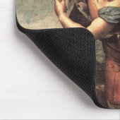 St. Micheal und der Teufel Mousepad (Ecke)