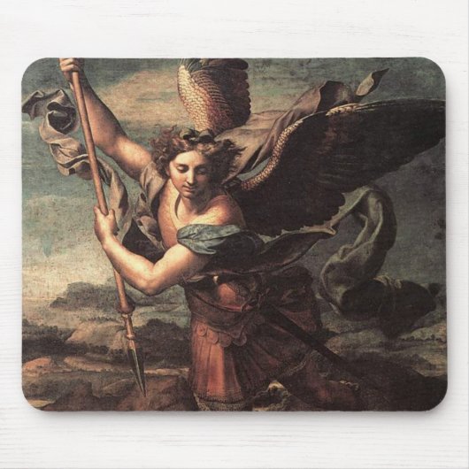 St. Micheal und der Teufel Mousepad (Vorne)