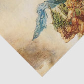 “St Micheal Vanquishing Satan” by Gustave Moreau Seidenpapier (Ausschnitt)