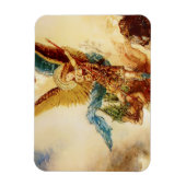 "St Micheal Vanquishing Satan" von Gustave Moreau Magnet (Vertikal)