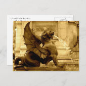 St. Michel Fountain - Paris, Frankreich Postcard Postkarte (Vorne/Hinten)