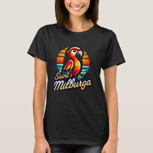 St. Milburga Wilde Vögel Papagei Shropshire Tag Ka T-Shirt