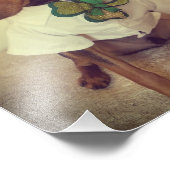 St. Min Button Fotodruck (Ecke)