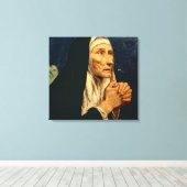 St. Monica Leinwanddruck (Insitu (Holzboden))