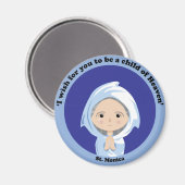 St. Monica Magnet (Vorderseite/Rückseite)