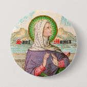St. Monica von Tagaste (SAU 047; Einzelheiten) Button (Vorderseite)