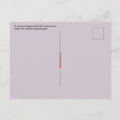 St. Monica von Tagaste (SAU 047; Einzelheiten) Postkarte (Rückseite)