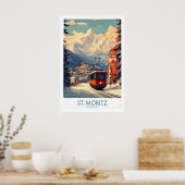 St Moritz Poster Schweiz 1 (Küche)