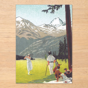 St. Moritz von Emil Cardinaux Acryleinladungen