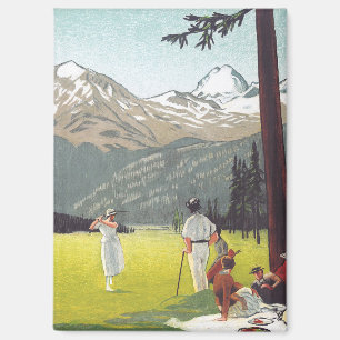 St. Moritz von Emil Cardinaux Magnet