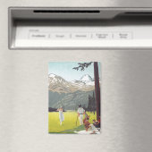 St. Moritz von Emil Cardinaux Magnet (In Situ (Geschirrspüler))