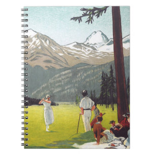 St. Moritz von Emil Cardinaux Notizblock