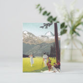 St. Moritz von Emil Cardinaux Postkarte (Stehend Vorderseite)