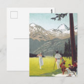 St. Moritz von Emil Cardinaux Postkarte (Vorne/Hinten)