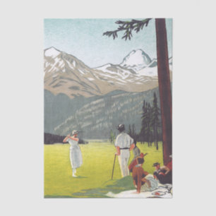 St. Moritz von Emil Cardinaux Seidenpapier