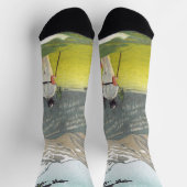 St. Moritz von Emil Cardinaux Socken (Oben)