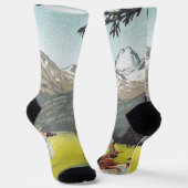 St. Moritz von Emil Cardinaux Socken (Gewinkelt)