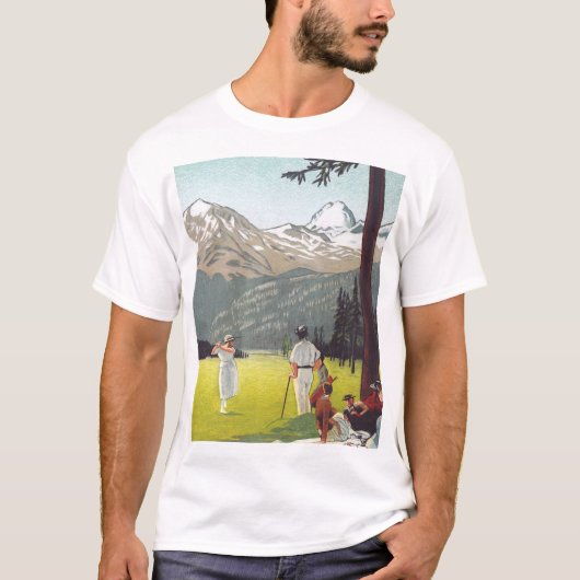 St. Moritz von Emil Cardinaux T-Shirt (Vorderseite)