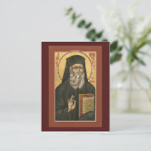 St. Nektarios Prayer Card Postkarte (Stehend Vorderseite)
