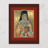 St. Nektarios Prayer Card Postkarte (Vorderseite)