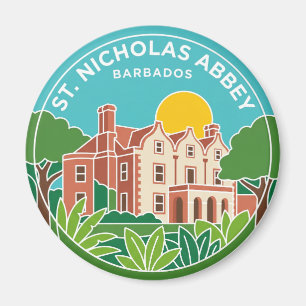 St. Nicholas Abbey Barbados Magnet
