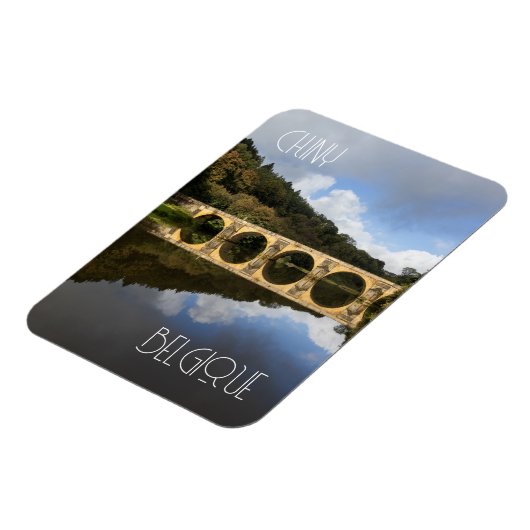 St. Nicholas Bridge, Chiny, Belgien Magnet (Linke Seite)