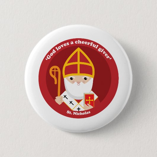 St. Nicholas Button (Vorderseite)