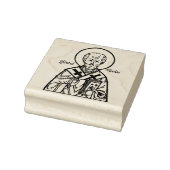 St. Nicholas Byzantinisch katholische Religiöse Gummistempel (Stempel)
