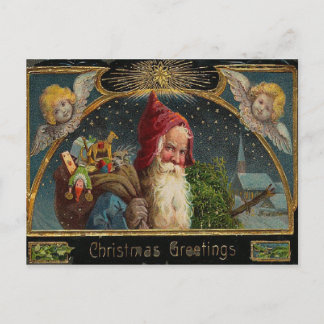 St. Nicholas Christmas PostCard Feiertagspostkarte