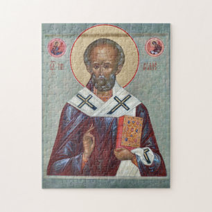 St. Nicholas, das Wonderworker Orthodoxe Symbol Puzzle