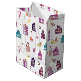 St. Nicholas Day Sinterklaas Dutch Holiday, Houses Mittlere Geschenktüte