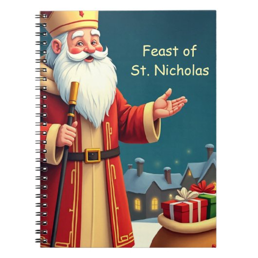 St. Nicholas Day Smiles and Warm Wishes Notizblock (Vorderseite)