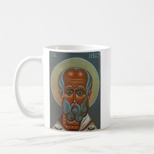 St. Nicholas, der Wonderworker Kaffeetasse (Links)