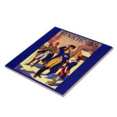 St. Nicholas Februar 1929 George Washington Cover Fliese (Seite)