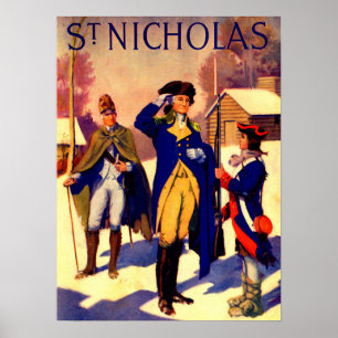 St. Nicholas Februar 1929 George Washington Cover Poster