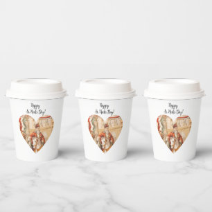 St. Nicholas Heart Sinterklaas St. Nick Tag Pappbecher