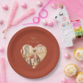 St. Nicholas Heart Sinterklaas St. Nick Tageszeitu Pappteller (Party)