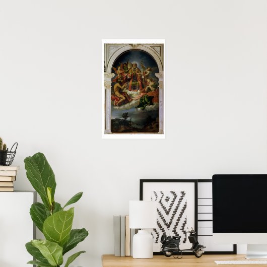 St. Nicholas in Glory with Saints Poster (Heimbüro)