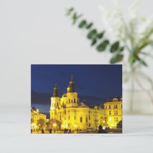 St. Nicholas Kirche Postkarte (Stehend Vorderseite)