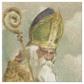 St. Nicholas Krampus Pitchfork Priester Stoff (Nahaufnahme)