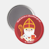 St. Nicholas Magnet (Vorderseite/Rückseite)