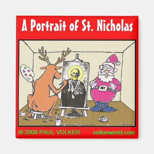 St. Nicholas Magnet $ 3,00 (Vorne)