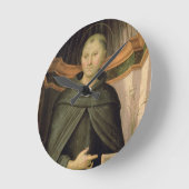 St. Nicholas of Tolentino (panel) Runde Wanduhr (Winkel)