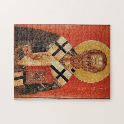 St. Nicholas Orthodox Christliches Symbol Puzzle (Horizontal)
