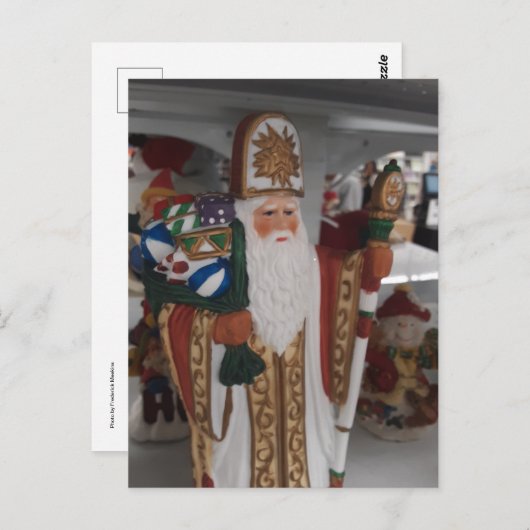 St. Nicholas Postkarte (Vorne/Hinten)
